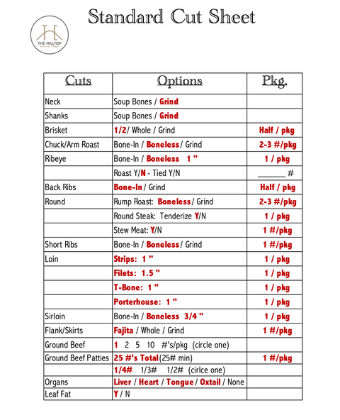 Half Beef Reserve {DEPOSIT}
